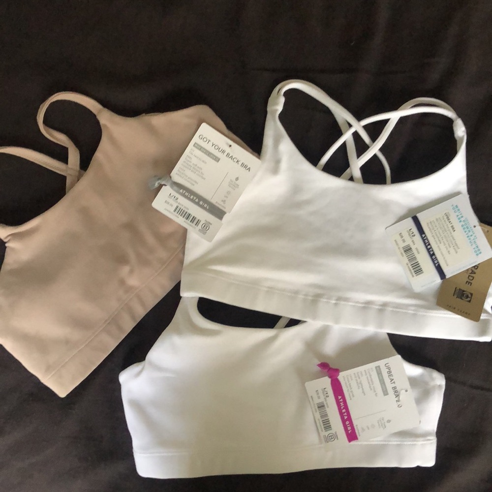 BUNDLE: 3 NWT Athleta Girl’s Sports Bras